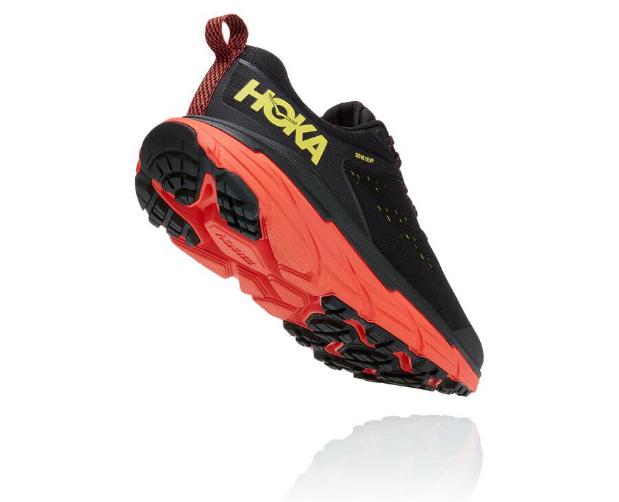 Hoka One One Trailsko Herre - Challenger Atr 6 Gore-Tex - Sort/Rød - 042965AOE